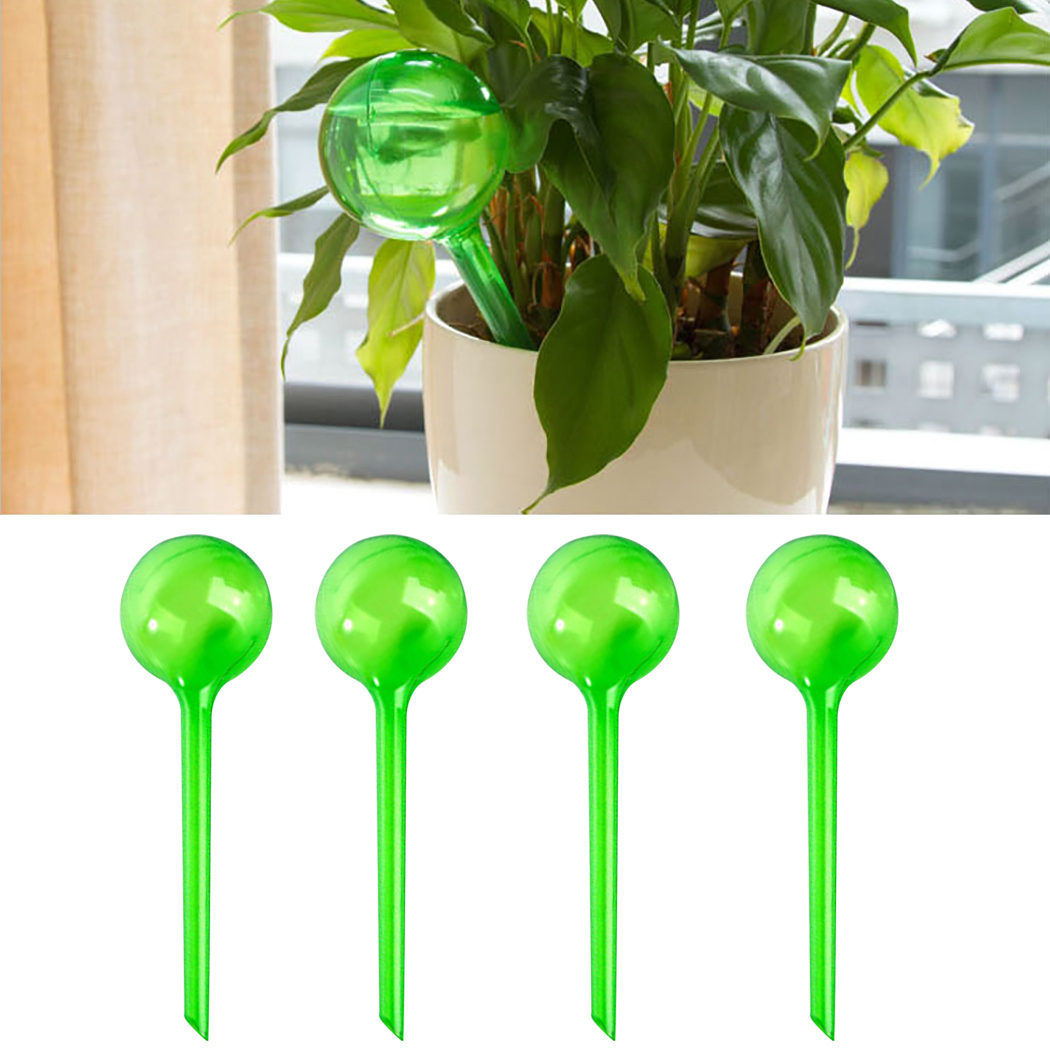 Bangcool 4PCS Plant Globes Simulated Glass Ball Automatic Outdoor Water Globes Plant Watering