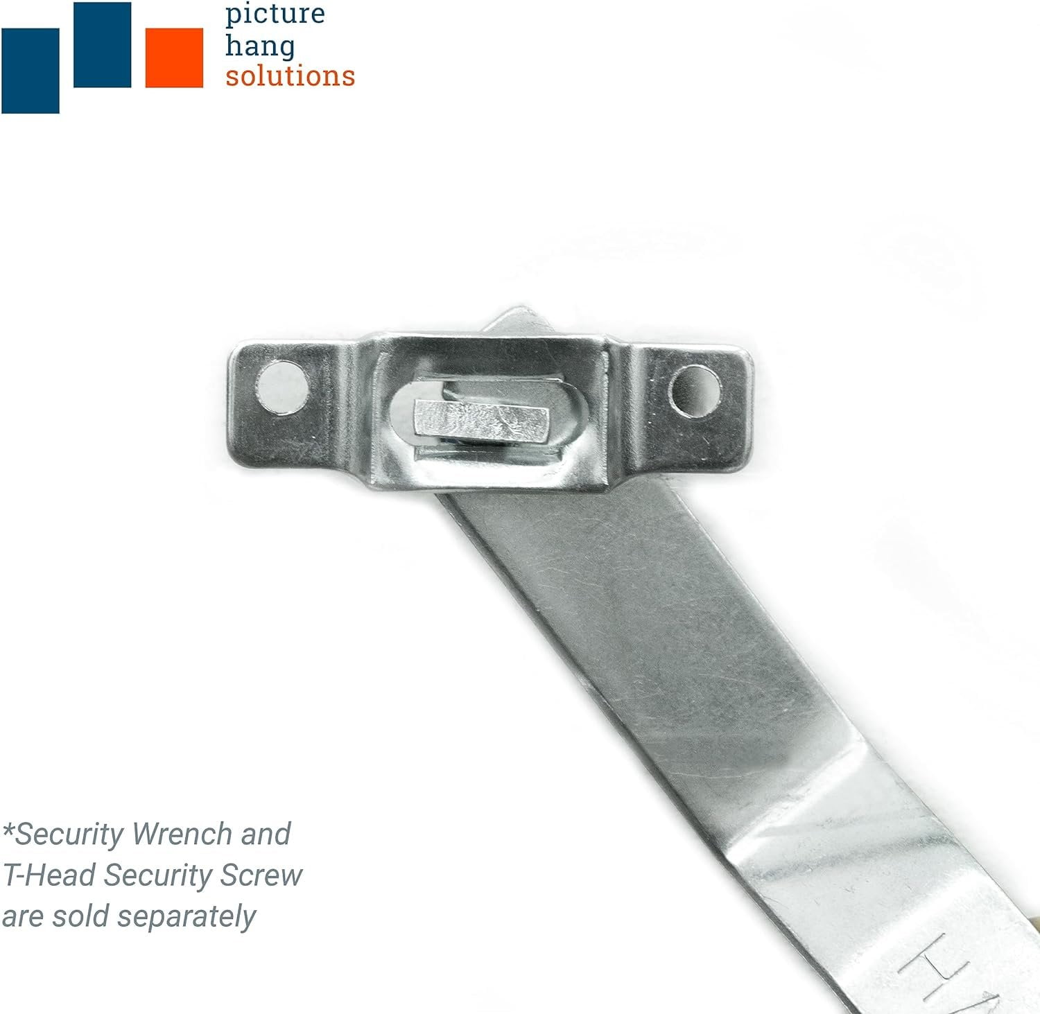 Picture Hang Solutions - T-Screw Security Plate Lock for Wood Frames 100 pieces per pack