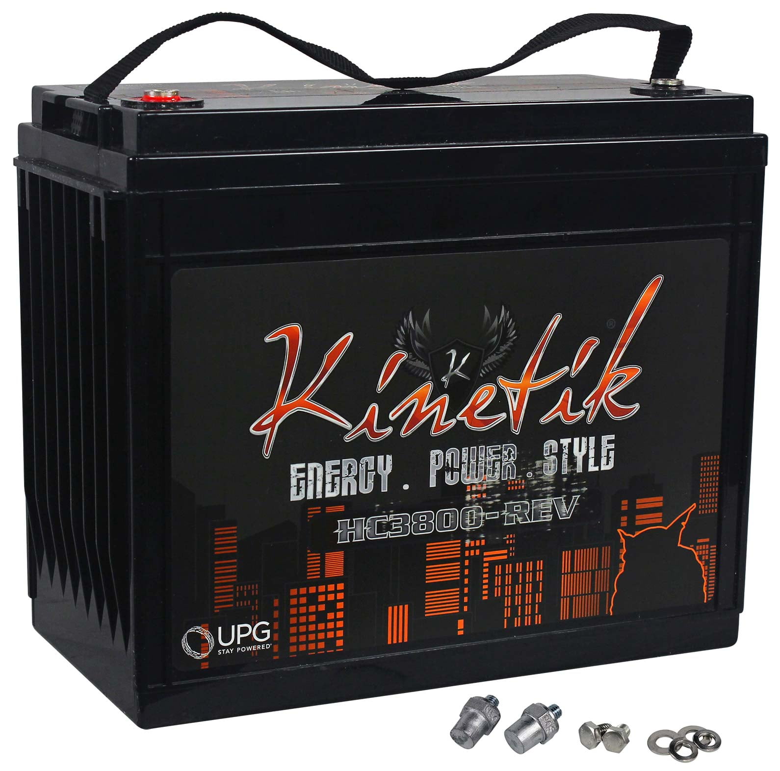 HC3800REV 3800 Watt 12V Car Audio Power Cell/Battery High