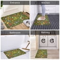 thumbnail image 5 of Rateoe Camping 1 Pattern Flannel Door Mat Indoor Outdoor Entrance, Waterproof All-Weather Doormat,Fade Resistant, Low Profile Entryway Mat 16x24in, 5 of 7