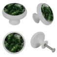 thumbnail image 4 of Frond Fluorescent Drawer Pulls with Screws - Round 4-Pack - Glow-in-the-Dark Knobs - Suitable for Cabinets, Wardrobes, Dressers - Furniture Decor - Door Handles, Drawer Hardware, 4 of 6