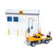 thumbnail image 4 of 1959 Ford F-250 Tow Truck and "Gulf" Service Station Diorama Set 1/64 Diecast Model by Johnny Lightning, 4 of 4