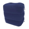 thumbnail image 3 of Abbracc Inflatable Travel Foot Rest Adjustable Height for Long Trip Office Home Cars Blue, 3 of 9