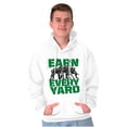 thumbnail image 4 of Football Athlete Earn Every Yard Hoodie Hooded Sweatshirt Men Brisco Brands M, 4 of 6