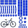 thumbnail image 1 of Bicycle Reflectors, Bicycle Stickers Reflective Stickers, 42 Pieces Bicycle Stickers Reflective Tape, Reflective Sticker Clothes, For Kids Scooters Bicycles Helmet Strollers, 1 of 5