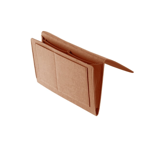 Matsuzay Bolsa de almacenamiento de fieltro para sofá de noche, organizador colgante, bolsillos para cama, organizador de teléfono Almacenamiento y organización del hogar No.05