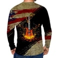 thumbnail image 3 of Meichang T-Shirt à Manches Longues pour Homme Graphique, T-Shirts Graphiques pour Hommes Tendance à Impression 3D T-Shirts Amusants à Col Rond Muscle à Manches Longues pour Hommes, 3 of 5