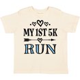 thumbnail image 3 of Inktastic 1st 5K Race Running Fitness Girls Toddler T-Shirt, 3 of 5