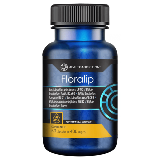Probióticos Healthaddiction Floralip Apoyo Digestivo Regula Niveles Triglicéridos Salud Cardiovascular 60 Cápsulas