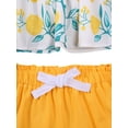 thumbnail image 6 of Yuemengxuan Girls Lovely Clothes Set, Round Collar Sleeveless Tops and Solid Color Shorts, 6 of 7