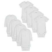 Onesies 8-Pack White Baby Bodysuits photo 6
