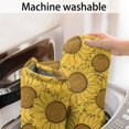 thumbnail image 5 of Yellow Brown Sunflower Pattern Bathroom Rugs Mat,Non Slip Microfiber Bathroom Rug,Rubber Backing,Soft Bathroom Mats for Bathroom Floor,Tub and Shower,17x27in(43x68cm), 5 of 5