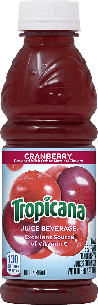 (2 pack) Tropicana Cranberry Cocktail Juice 10 oz
