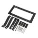 thumbnail image 3 of Soporte de montaje de marco para matrícula delantera de coche, reemplazo de aleación de aluminio para Tesla modelo Y 2017-2022, negro, 3 of 14