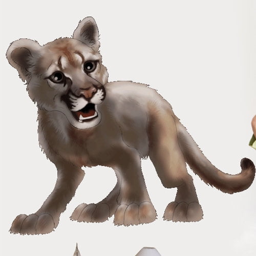 Wallhogs Cougar Wall Decal