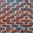 thumbnail image 5 of Ox Bay 20" x 20" Hand-Woven Red/ Multicolored Geometric Cotton Blend Pillow Cover, 5 of 10