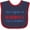Navy and Red, variant on Inktastic What Happens at Grandma's Boys or Girls Baby Bib