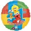 Sesame Street 1st Birthday Foil Mylar Balloon (1ct)