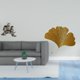 thumbnail image 2 of Adorno de mesa moderno con forma de búho y hojas de ginkgo de hierro forjado. Decoración abstracta para pared, ideal para sala de estar, oficina, arma, 2 of 8