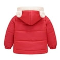 thumbnail image 4 of NOLDARES Toddler Winter Coats Lightweight Puffer Jacket for Baby Infant kids(Red,3-4 Years), 4 of 5