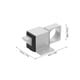 thumbnail image 2 of PTOOTP 4Ud Cerradura De Puerta Con Pestillo De Resorte Automático Para Uso En Gabinetes Y, 2 of 7