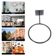 thumbnail image 3 of HLONK2 Pcs Ball Holder Net Wall Shelf Basketball Hoop Bracket Black, 3 of 8