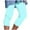 Mint Green 1, variant on cfhntfmh Capri Leggings for Women Plus Size Slim High Waisted Yoga Pants Workout Cropped Beach Pants