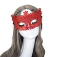thumbnail image 3 of Partheme Novelty Toys 2 Counts Carnival Mask Venetian Masquerade Masks Mardi Gras Party Costume Festival Party Blue Red White Yellow, 3 of 4