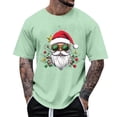 thumbnail image 1 of Tops para hombre, blusas y camisas de manga corta con cuello redondo para hombre, camiseta informal con cuello redondo y estampado para hombre, blusa de manga corta, blusa de poliéster para hombre, 1 of 4