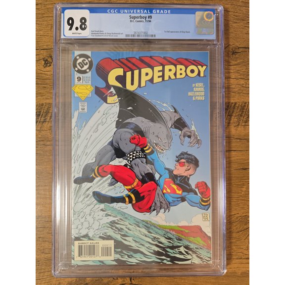 Collectible Superboy #9 - CGC 9.8 Comic Book