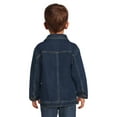thumbnail image 3 of Wonder Nation Baby and Toddler Boy Denim Jacket, Sizes 12M - 5T, 3 of 5