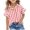 Red, variant on Virmaxy (5-15Y) Children's Striped Button Shirt Teenagers Lapel Faux Cotton Linen Short Sleeve Tops Kids Baby Loose Comfortable Outwear T-shirt Black 5 Years