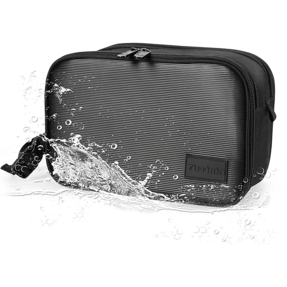 Tirrinia Toiletry Bag for Men Water-Resistant Organizer Kit for Shaving Products and Toiletries Accessories, Room Essentials