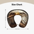 thumbnail image 5 of Xecao Funny Bald Eagle Print Memory Foam Cervical Neck Pillow Versatile U-Shaped Pillows for Home,Office,Camping,Travelling,Soft Washable Cover, 5 of 8