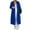 Blue, variant on ZyeKqe Womens Cardigans Oversized Open Front Long Hooded Coats Fall Winter Casual Fashion Outfits with Pockets