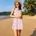 thumbnail image 3 of Disketp Hearts para Vestido sin Mangas para Mujeres, Vestidos de Verano para Mujeres, Casual y Holgado para la Playa, 3 of 7