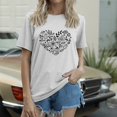 thumbnail image 2 of HCYSFG Womens Heart Graphic T Shirts Crew Neck Short Sleeve Casual Tee Summer Outdoor Vacation Weekend Graphic Tee Tops, 2 of 4