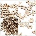 thumbnail image 5 of 200pcs 15mm DIY Doodle Educational Toy Small Natural Wooden Slice Scrapbooking Embellishments DIY Craft Decor (English Letters Pattern), 5 of 5