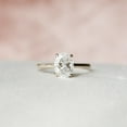 thumbnail image 5 of SOLITAIRE JEWELS 0.90CT Oval Cut Moissanite Hidden Halo Engagement Solitaire Ring for Women 18k Yellow Gold, 18k Yellow Gold Solitaire Ring, 5 of 8