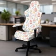 thumbnail image 5 of Whosucclay Egg Flower Print Office Computer Game Chair Slipcovers Machine Washable Non-Slip Computer Chair Seat Slipcovers with Armrest Covers Gamer Chairs Protector Easter Decor, 5 of 8