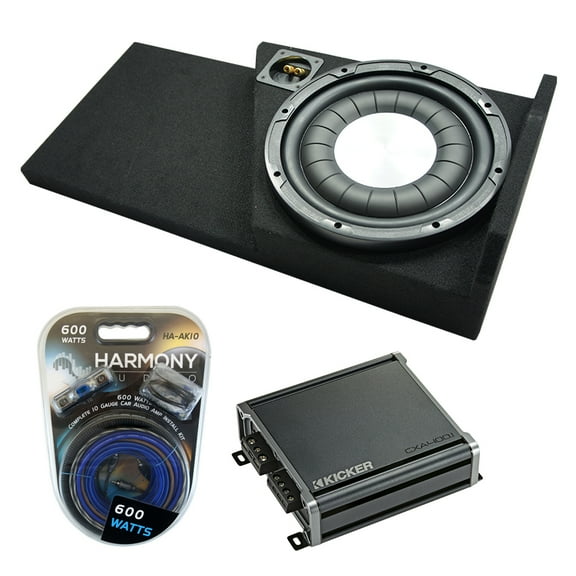 2014 - 2018 GMC Sierra Double Cab Harmony HA-F124 Single 12 Sub Box CXA400.1