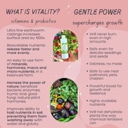VermisTerra Vitality - 16 oz Worm Castings Super Concentrate, Plant Food, Promotes Health and Amazing Growth for Vegetables, Fruit, Houseplants - Non-Toxic, Living Enzymes, Gentle - Will Not Burn