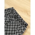 thumbnail image 6 of Mikrdoo Kids Girls Pants Sets Solid Color 11-12 Years Big Girls Long Pagoda Sleeve Tops Diamond Check Bell-bottomed Pants 2Pcs Outfits Black, 6 of 7