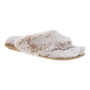 Women's Faux Fur Thong Slippers