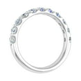 thumbnail image 2 of 1 Carat Diamond Wedding Band Ring in 14K White Gold (Ring Size 8.75), 2 of 5