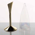 thumbnail image 5 of Balsa Circle 6 Gold Plastic Champagne Flutes 5 oz Disposable Glasses Favor Holders Wedding Party Buffet Tableware, 5 of 6
