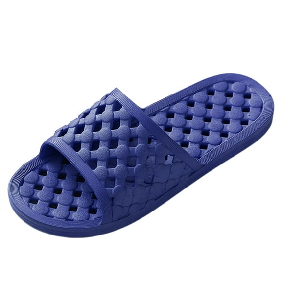Men'S Comfortable Beach Slippers Men'S High-Quality Pool Sandals Men Shoes Flat Hollow Bathroom Home Slippers Fashion Outdoor Beach Slippers Indoor Outdoor Men'S Thong Slippers