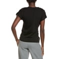 thumbnail image 2 of Gracia womens  Beaded Drape T-Shirt, m, Black, 2 of 3