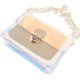 thumbnail image 1 of Clear Crossbody Bag Jelly Shoulder Bag for Everyday Use Silver Adjustable Strap 1Pcs, 1 of 4