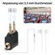 thumbnail image 1 of sweethay Convertidor de Audio de alta definición para viajeros, adaptador de avión para aficionados, 4 pack/lote Cables de audio/vídeo, 1 of 6
